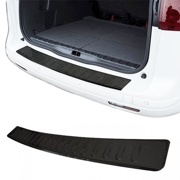 Premium Ladekantenschutz mit Abkantung Schutz in Schwarz für Opel Meriva B 2010-