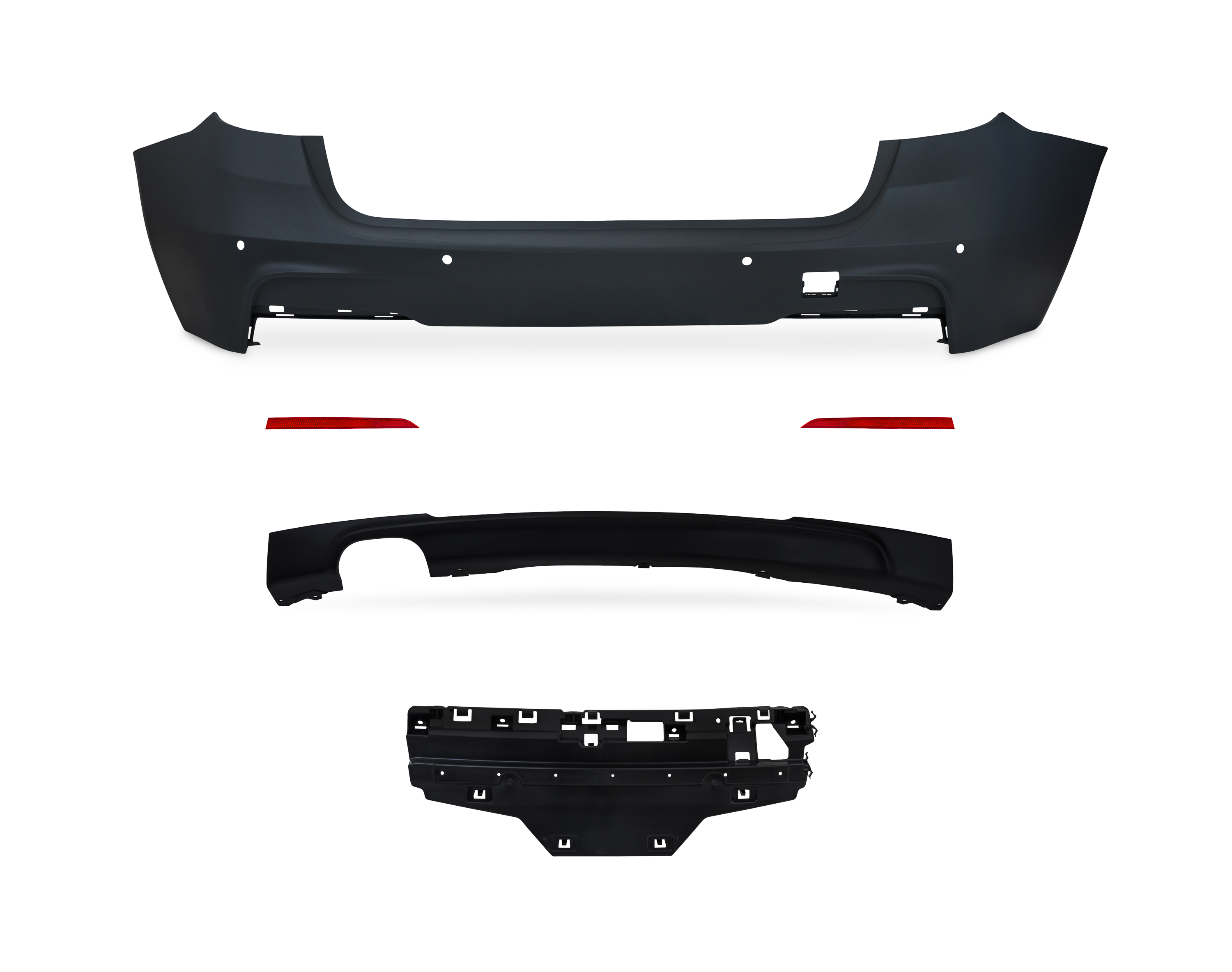 Heck Stoßstange Schürze Hinten Spoiler Sport Look für BMW 3er F31 Touring 12-15