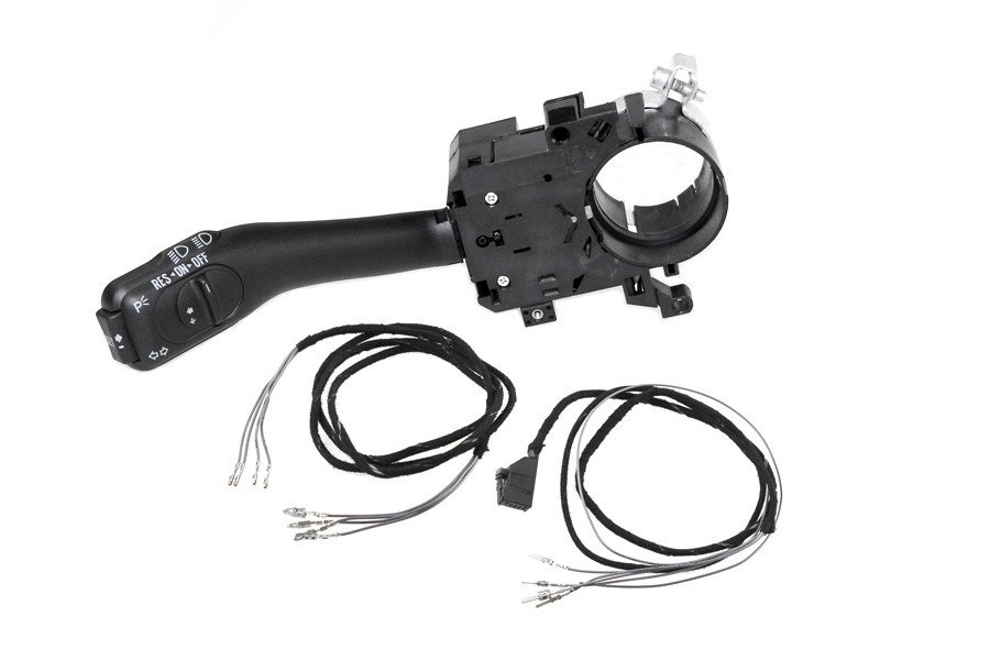 Original Kufatec GRA Tempomat Taste KOMPLETT SET Kabelbaum für VW Golf 4 / Bora