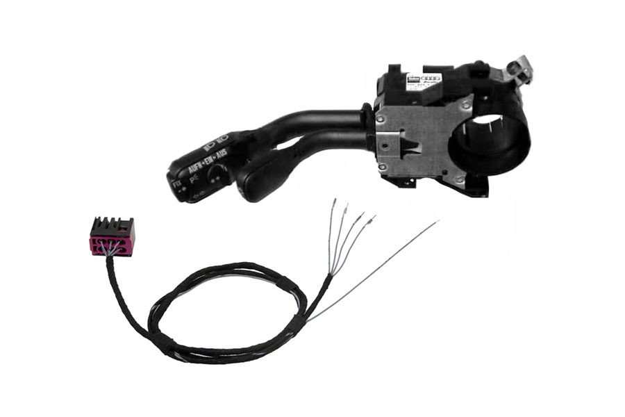 Für Audi A4 B5 8D Original Audi GRA Tempomat Hebel + Kufatec Kabelbaum KOMPLETT