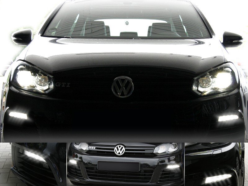 Original Kufatec Kabelbaum Adapter LED R Tagfahrleuchten für VW Golf 6 mit Xenon