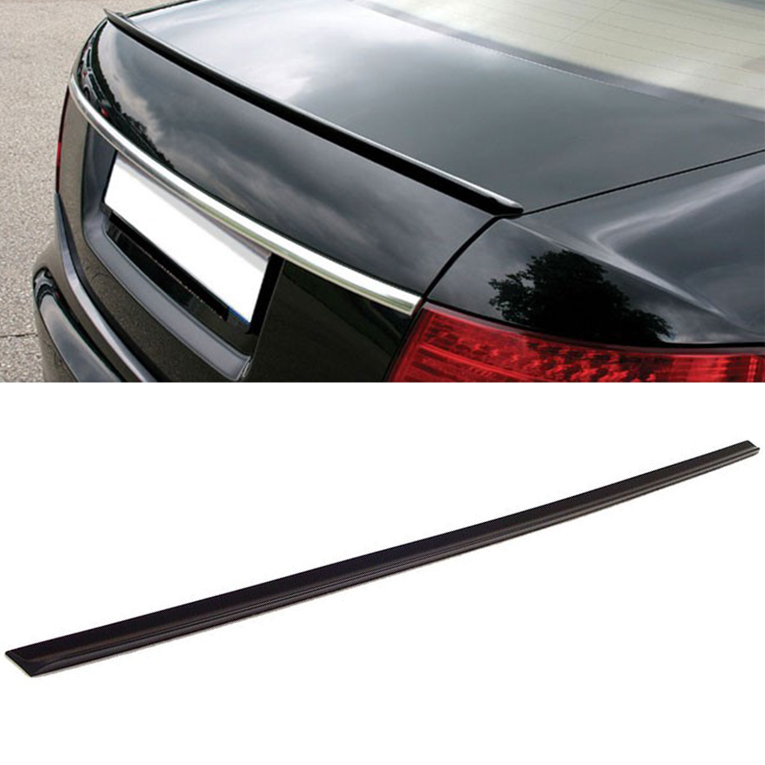 Heck Spoiler Spoilerlippe Kofferraum Heckspoiler Lippe für VW Passat 3C B6 Limo