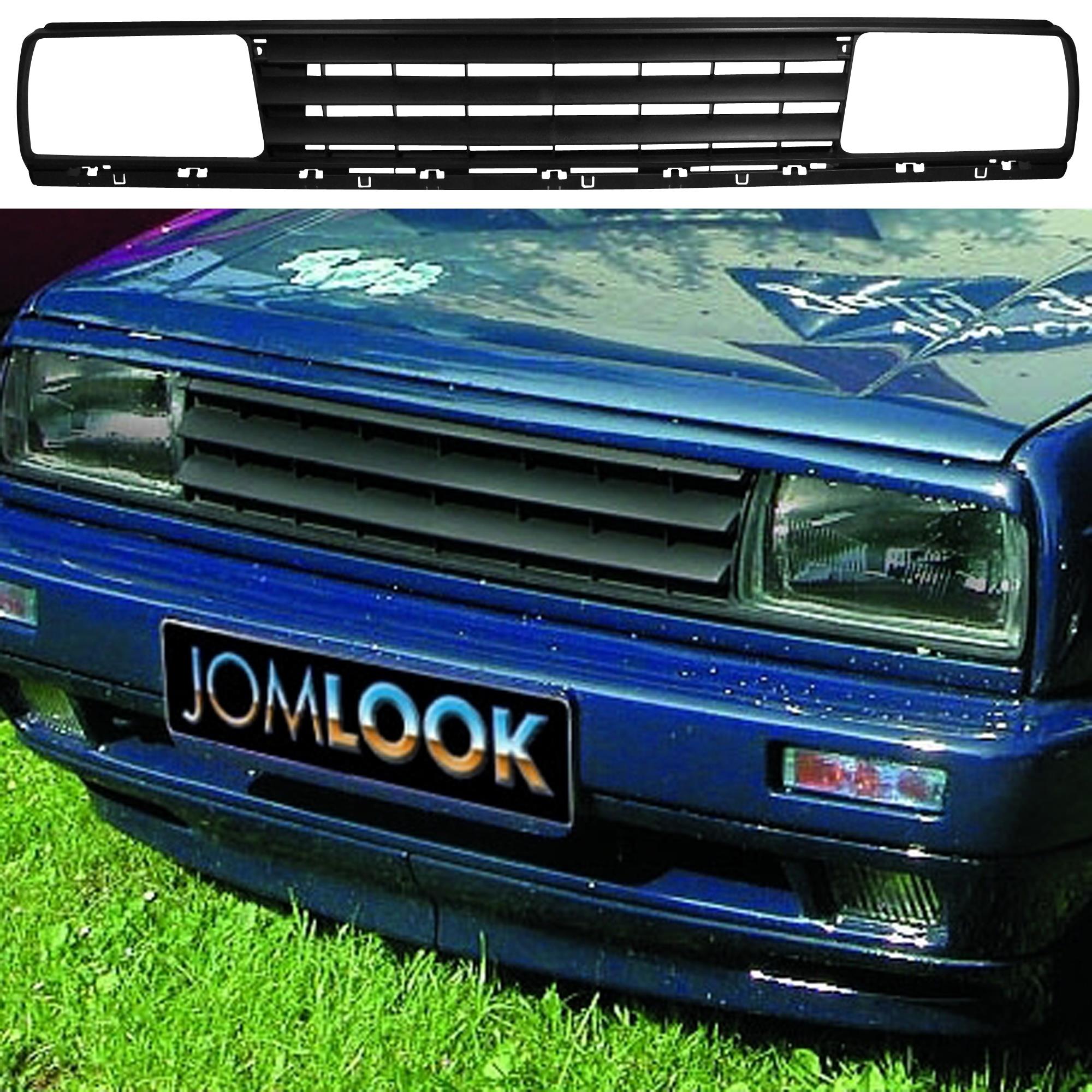 Kühlergrill Sportgrill Schwarz ohne Emblem für VW Jetta II 19E