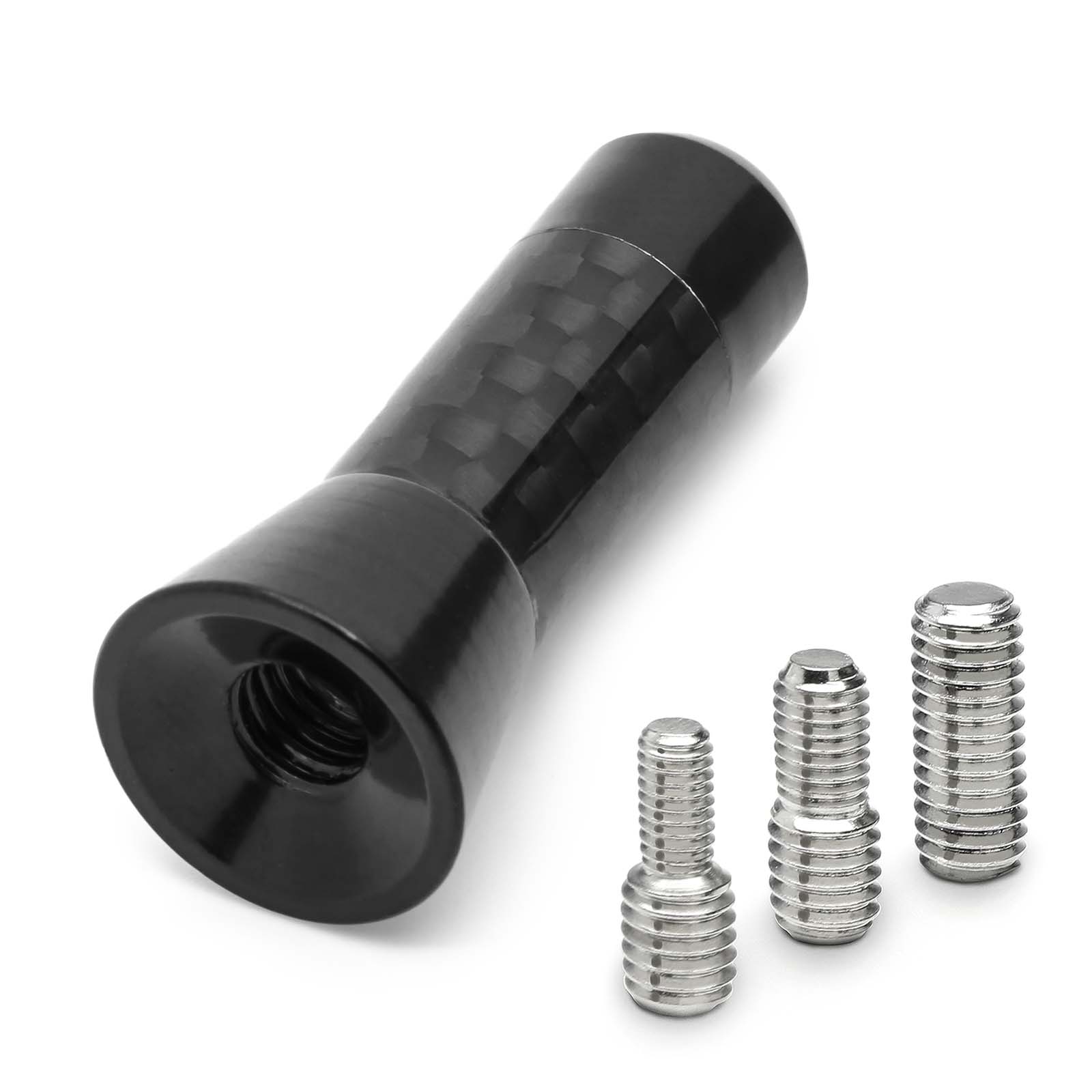 Premium Carbon  Mini 3,5cm Kurzstab Stab Antenne Radio für viele Fahrzeuge