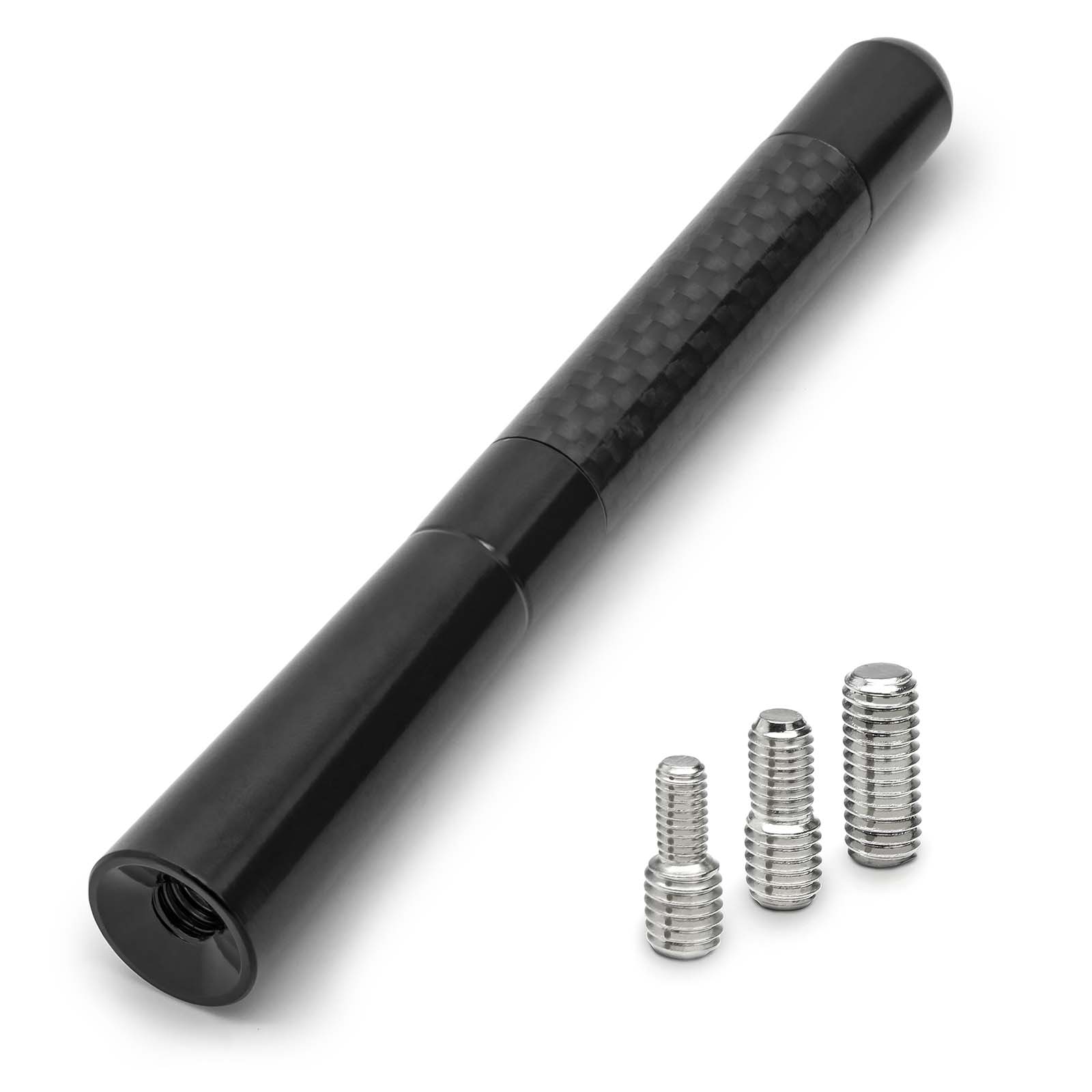 Premium Carbon  12cm Kurzstab Stab Antenne Auto Radio für viele Fahrzeuge