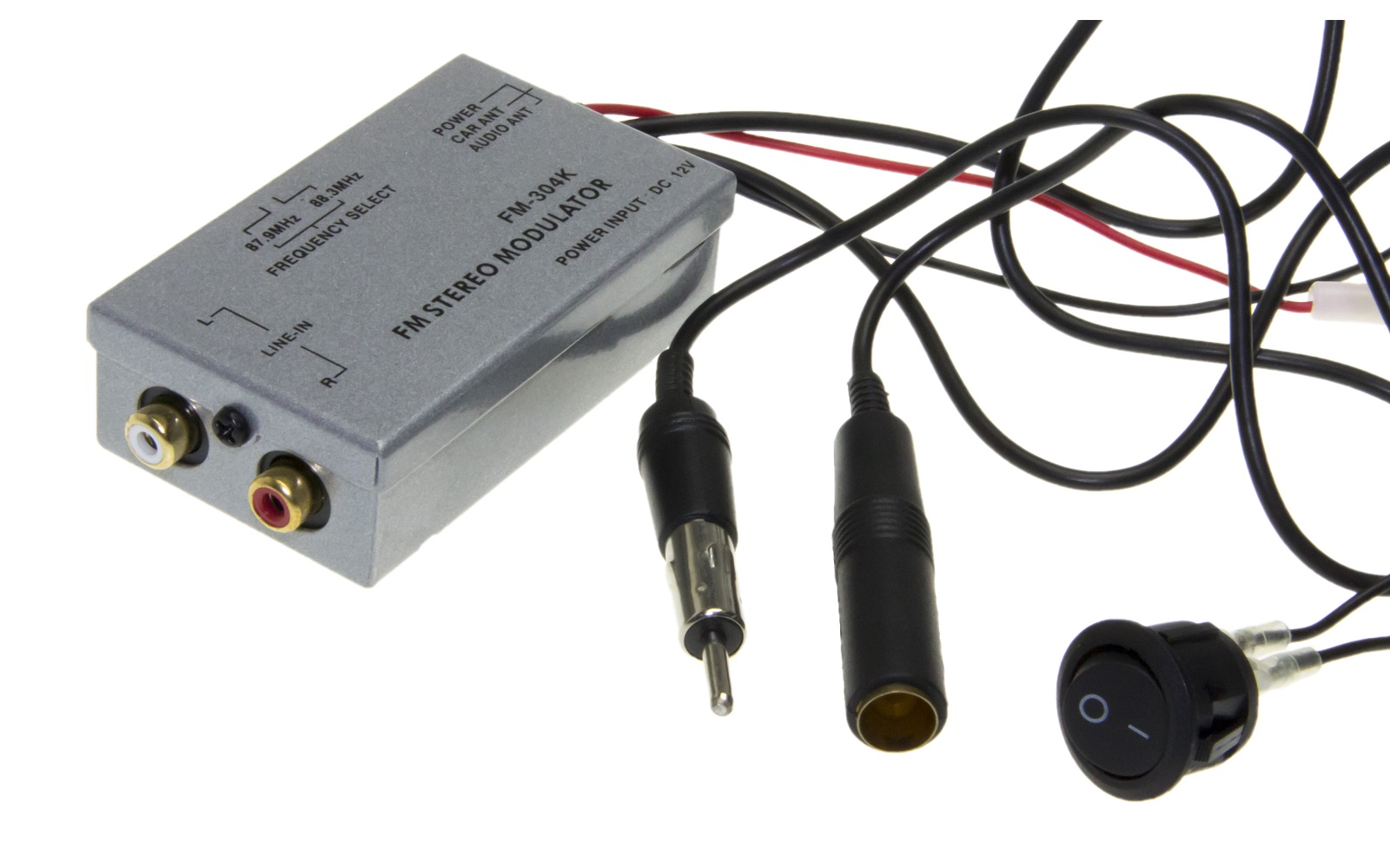 FM Modulator Stereo MP3 Auto Antenne Kabel car radio Cinch AUX Adapter Universal