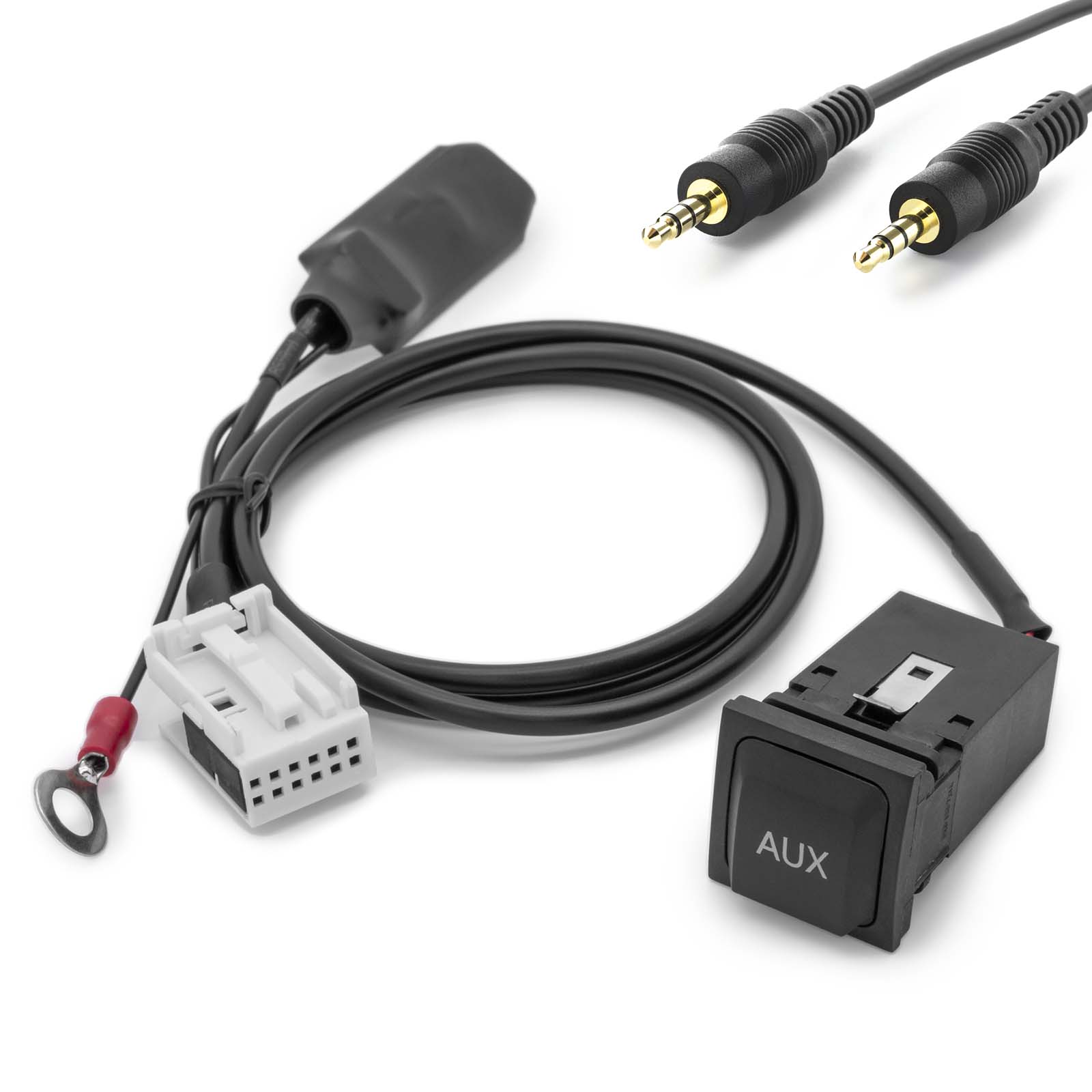 AUX In Einbau Adapter Auto Radio für Seat Navigation (16:9) CD03 CD01 CD02