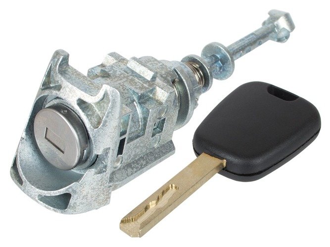 Türschloss Schließzylinder VORNE LINKS + Schlüssel für Citroen C4 ab 2004-2010