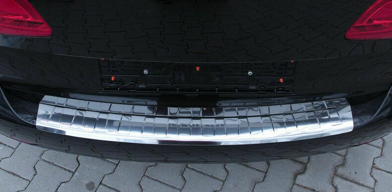 Recambo E.k. Mit Abkantung Ladekantenschutz Edelstahl Für Vw Touran 2010-2015 1T3 Facelift