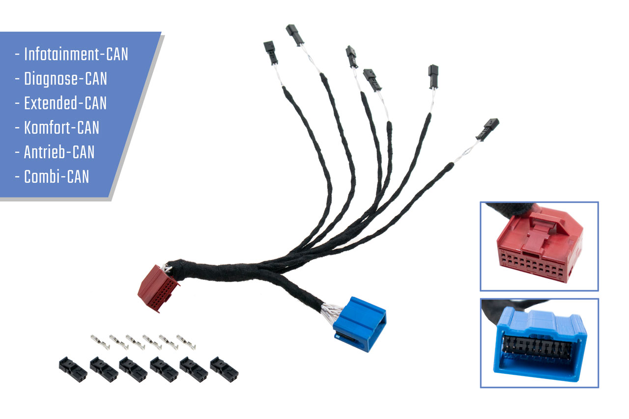 Original Kufatec Kabelsatz Kabelbaum Adapter Can Bus Gateway Adapter Plug & Play