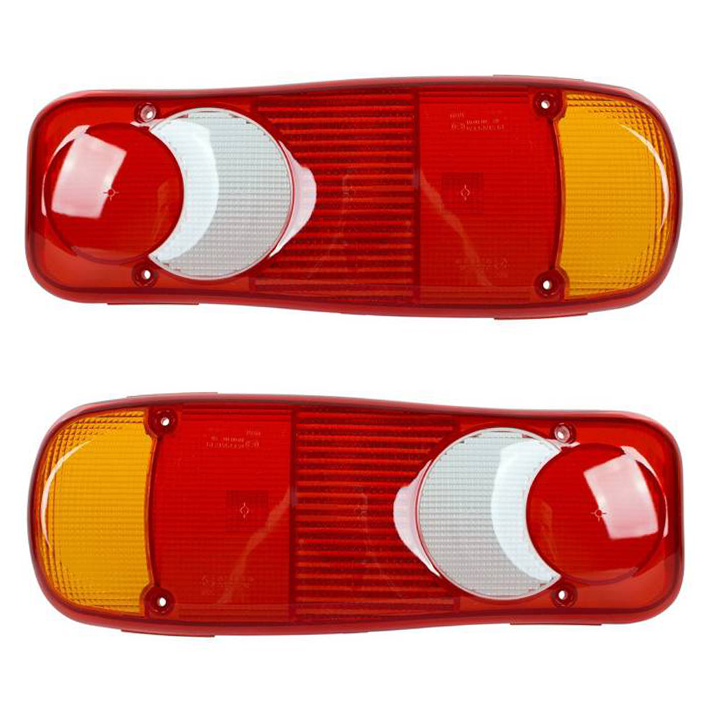 2x Lichtscheibe Glas Heckleuchte Rückleuchte Links = Rechts für Opel Movano B
