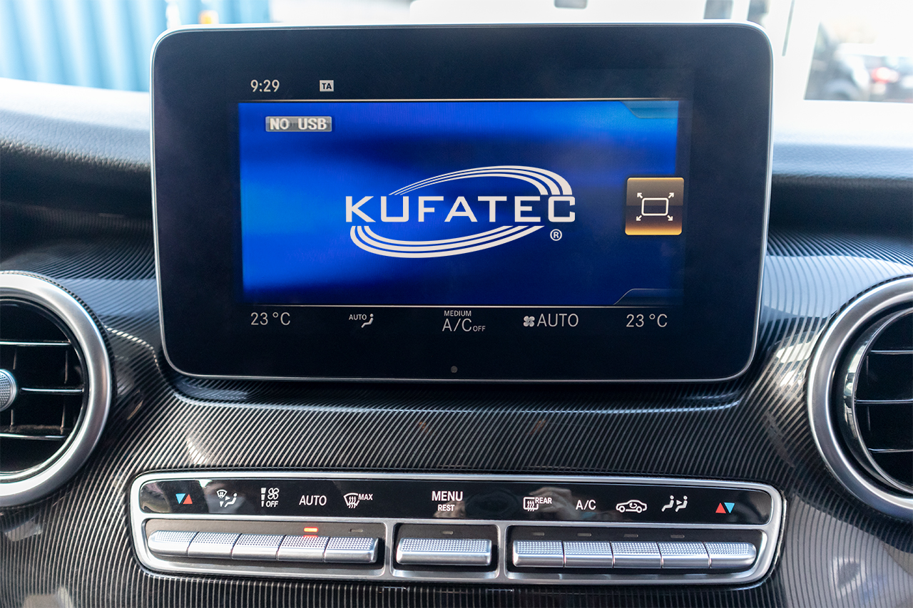Original Kufatec Komplettset AV IN Video AUX Aktivator für Mercedes NTG5