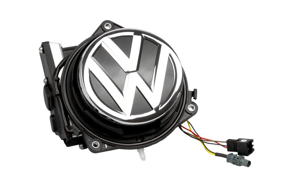 Original Kufatec Komplett- Set Nachrüstung Rückfahrkamera + Kabelbaum für VW Golf 7 VII / Sportsvan