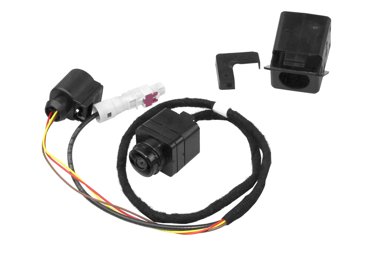 Original Kufatec Komplett- Set Nachrüstung Rückfahrkamera + Kabelbaum für Seat Toledo KG ab 2012-