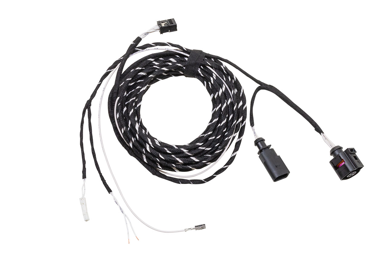 Original Kufatec Kabelsatz Kabelbaum Adapter Rückfahrkamera für VW Golf 8 CD (VIII) Limousine