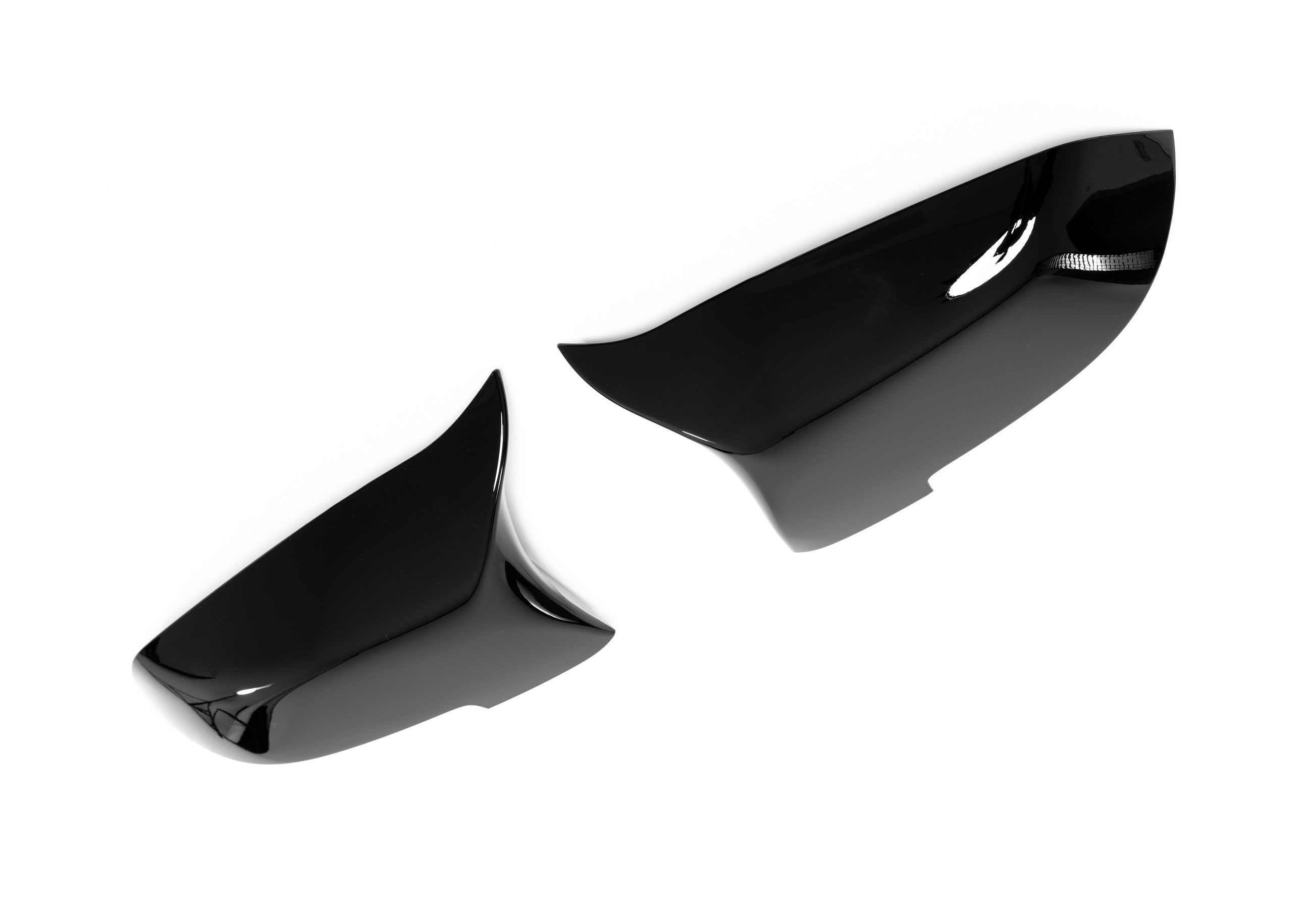 Spiegelkappen Spiegelgehäuse Spiegel Gehäuse Schwarz Glanz für BMW F06 F12 F13 LCI (Modell 2013-2016)