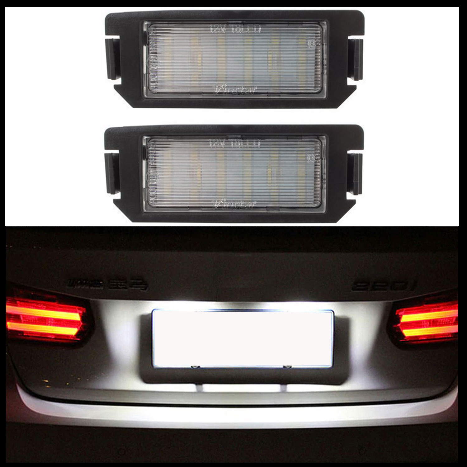 2x LED PREMIUM Kennzeichenbeleuchtung SMD für Hyundai Coupe Genesis COUPE i20 Terracan Veloster XG