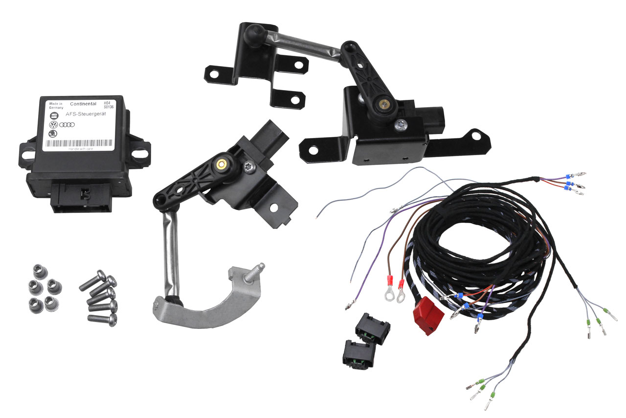 Original Kufatec Kabelsatz Kabelbaum Adapter Kabel aLWR Komplett-Set für VW Passat 3B (nur Frontantrieb)