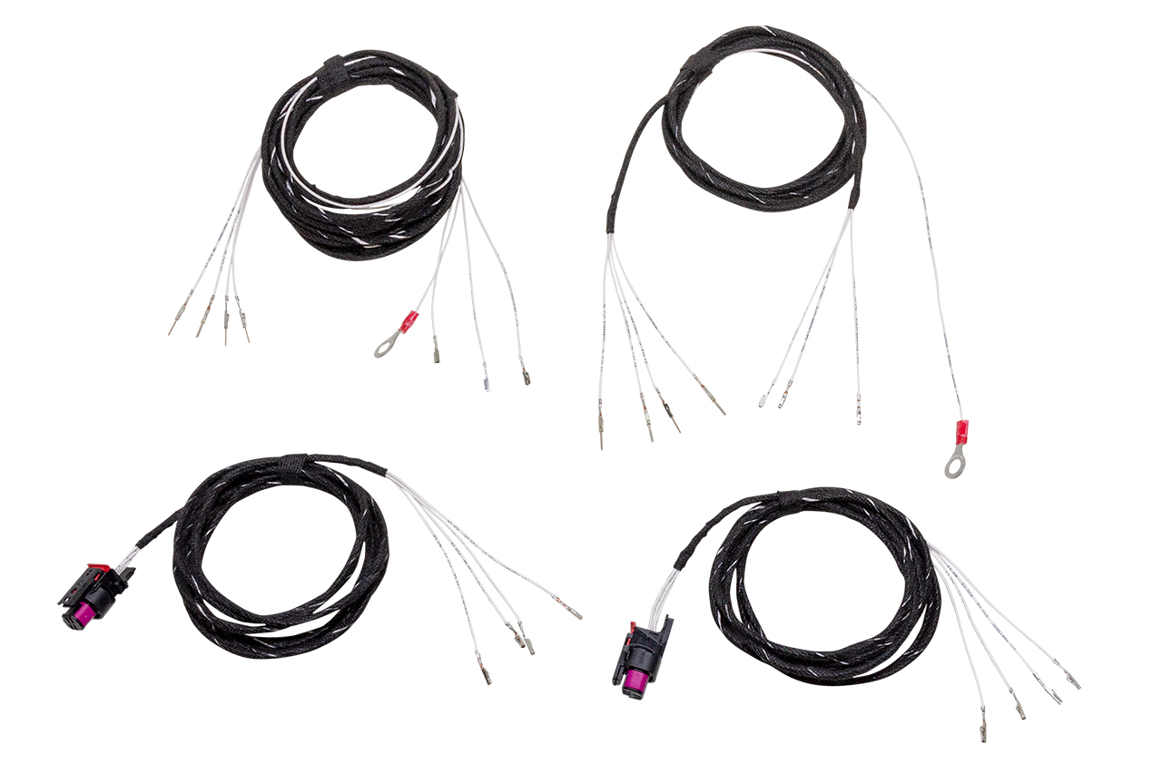 Original Kufatec Kabelsatz Kabelbaum Adapter Kabel Komfortschlüssel Kessy Erweiterung Fondtüren für Seat Arona KJ Ateca KH7 Ibiza KJ Leon 5F