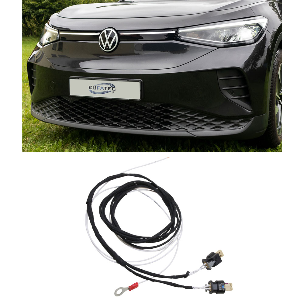 Original Kufatec Adapter Kabel Kabelbaum Komplettset LED Konturbeleuchtung Kühlergrill für VW ID4 E21