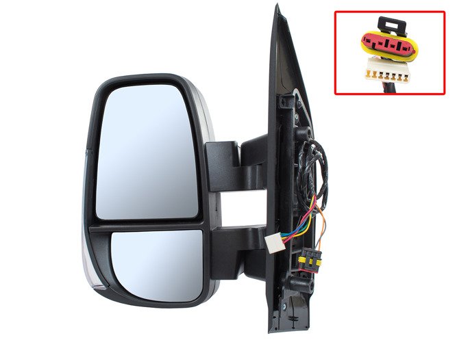 Aussenspiegel Spiegel elektrisch LINKS - KURZ ARM VERSION - für Iveco Daily VI 2014-
