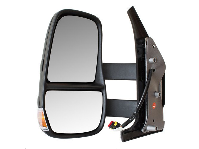 Aussenspiegel Spiegel elektrisch LINKS - LANG ARM VERSION - für Iveco Daily IV V 2006-2014