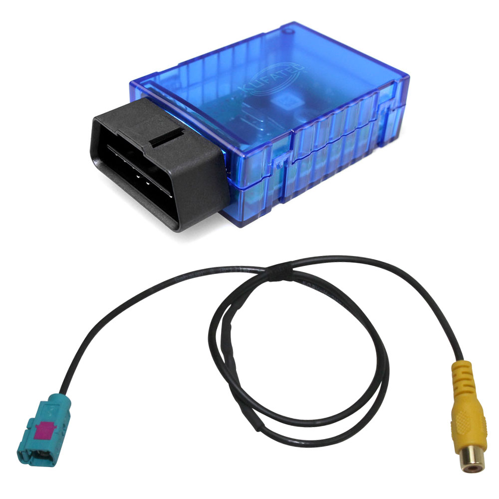 Original Kufatec Kabelsatz + Dongle Komplettset Rückfahrkamera Aktivator für Mercedes Comand NTG 2 W69 W245 W203 S203 C209 W164 X164 W251 W639