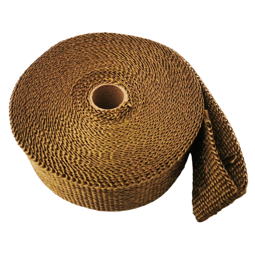 15m langes Hitzeschutzband für Auspuff Krümmer Fächerkrümmer / Breite: 50mm