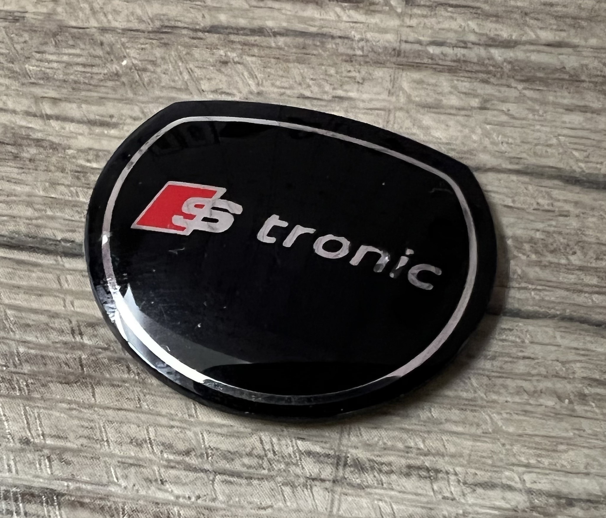 Original Audi S-Tronic Plakette für den DSG Knauf