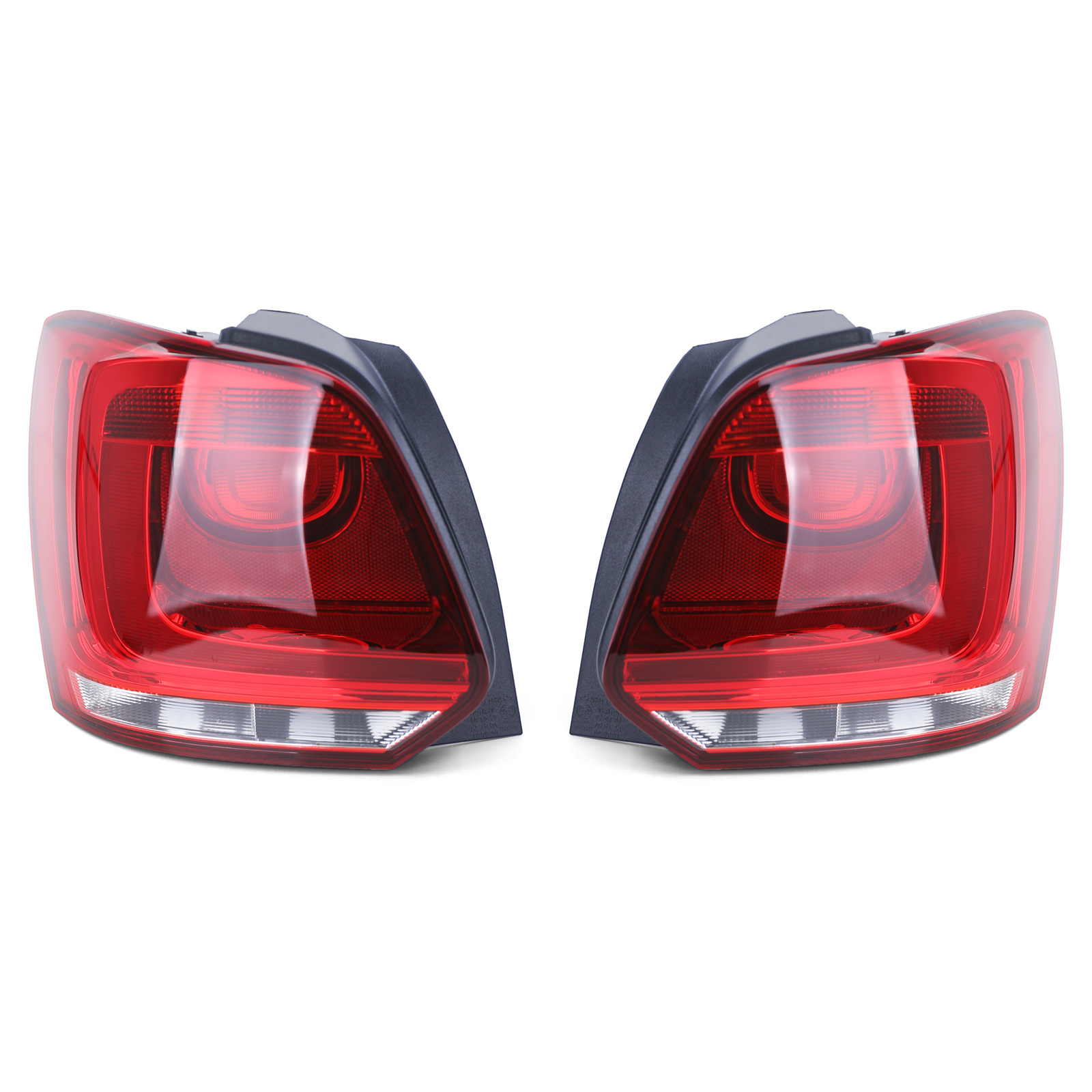 Rückleuchten Heckleuchten in Rot für VW Polo 6R ab 2009-2014