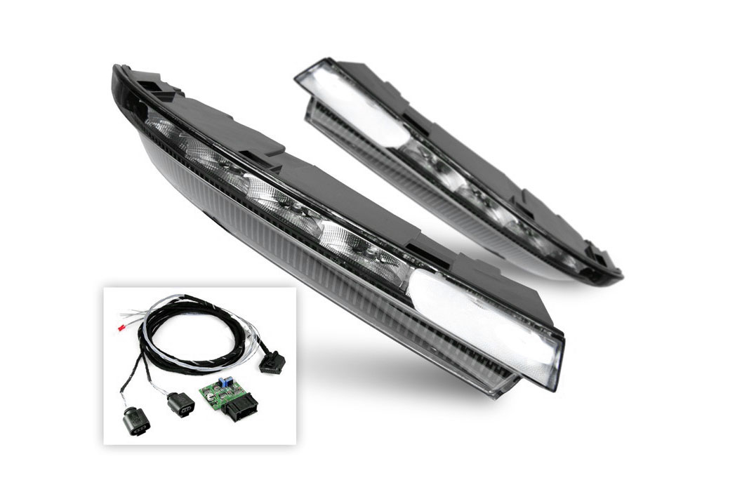 Original Audi S6 LED Tagfahrleuchten Tagfahrlicht DRL TFL LINKS + RECHTS + Interface mit Coming home / Leaving home Funktion