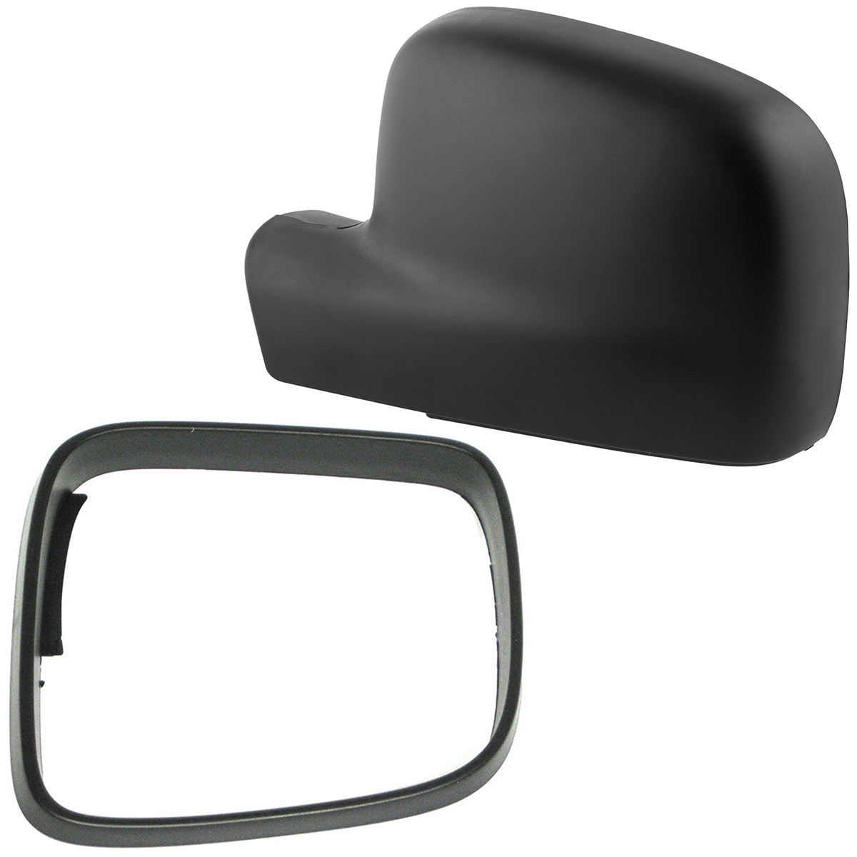 Spiegelkappe Außenspiegel Gehäuse + Rahmen LINKS für VW T5 2003-2009 / Caddy III 2K 2003-