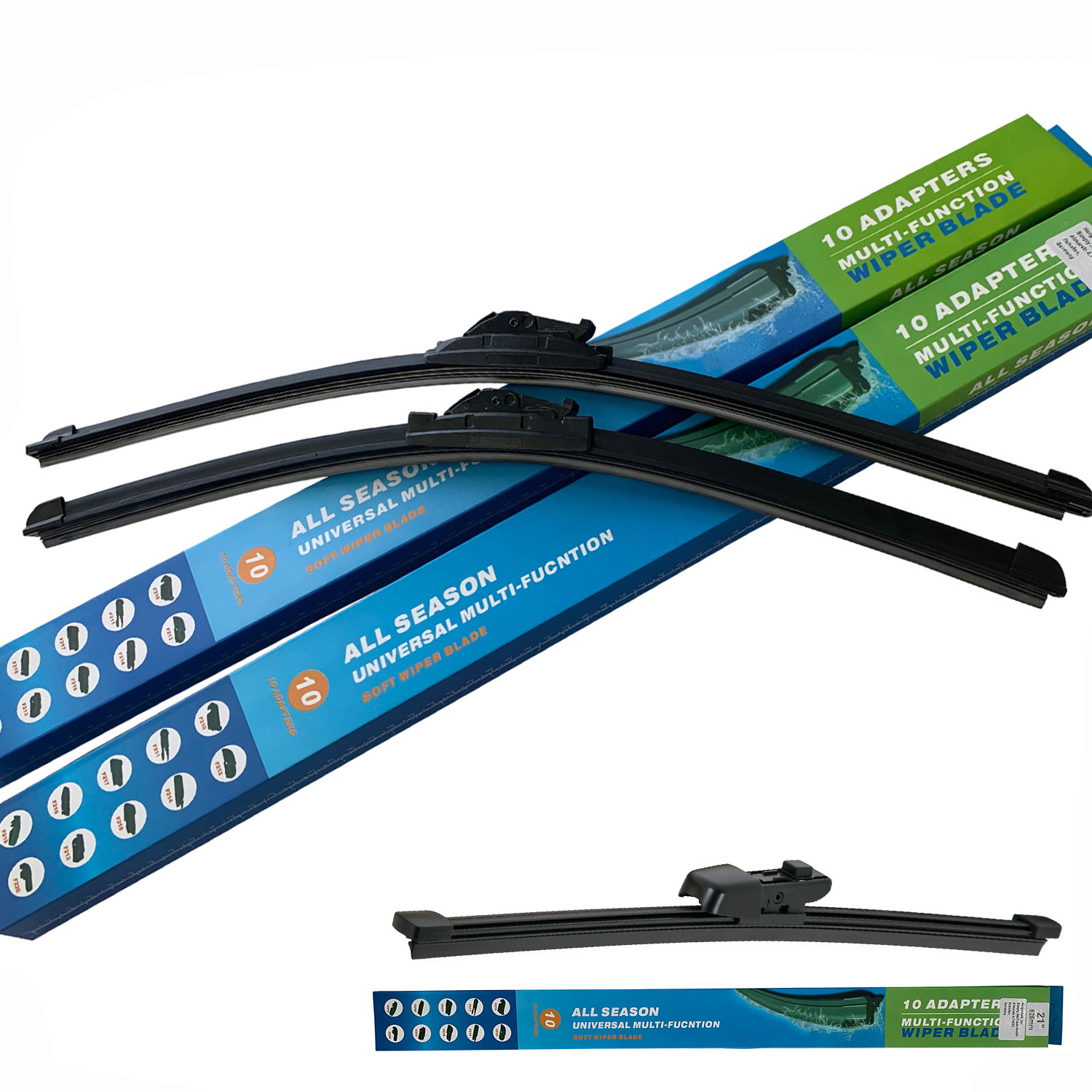 3x Scheibenwischer VORN + HINTEN SET für VW Scirocco III ab 2008- [19/24N/11TC]