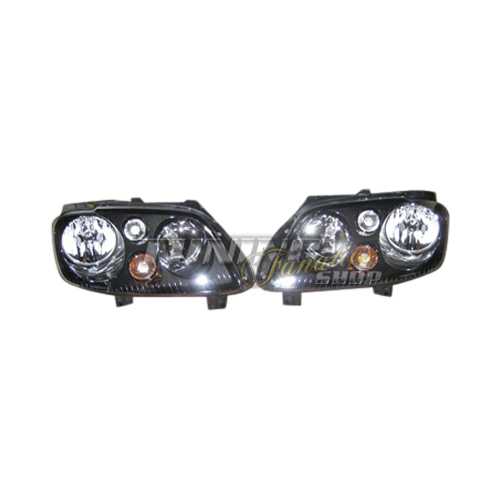 2x Scheinwerfer SCHWARZ für VW Touran / Caddy III 3 QUALITÄT vom ERSTAUSRÜSTER
