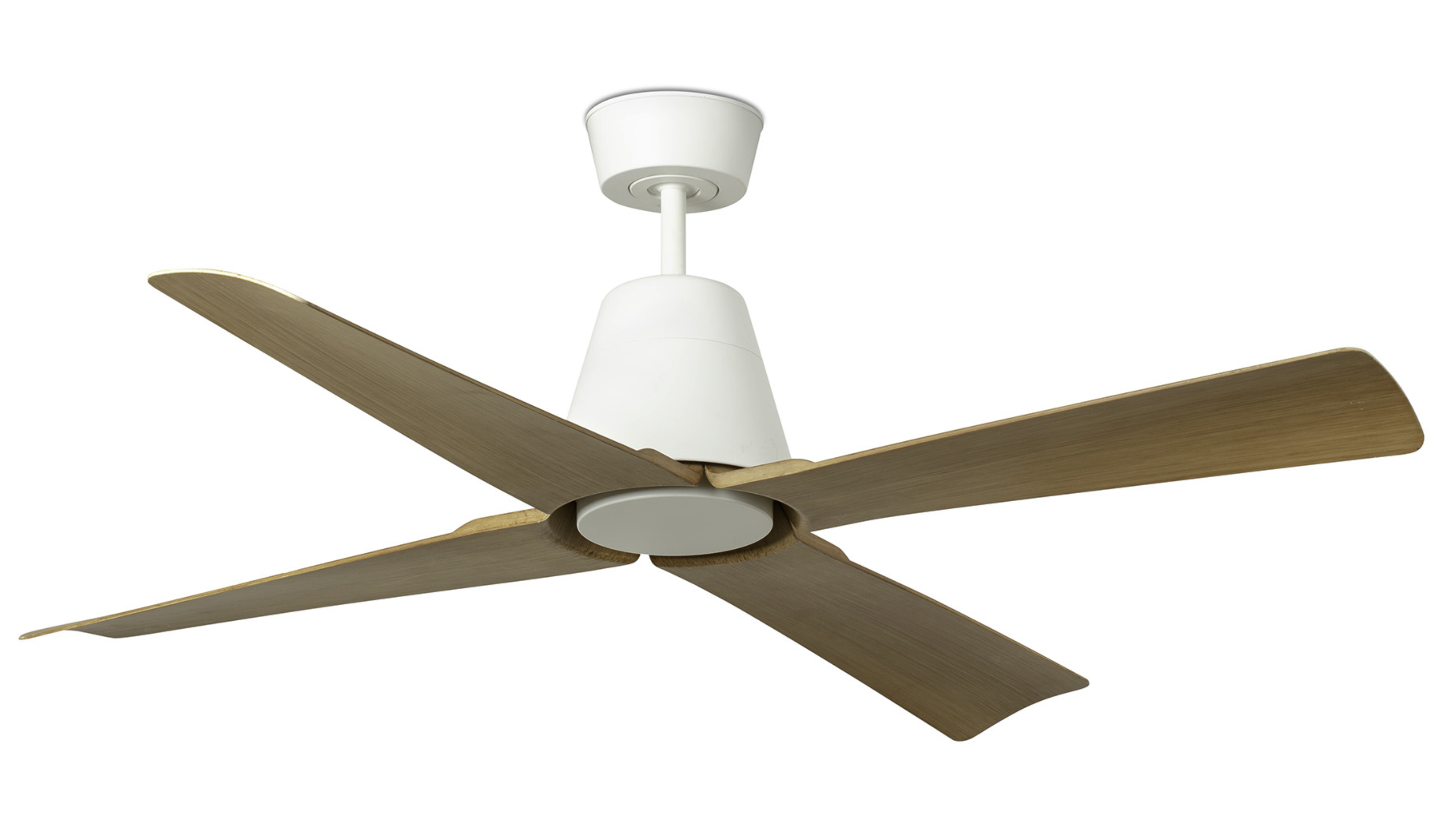 Energy-saving outdoor ceiling fan with remote control Typhoon White ...