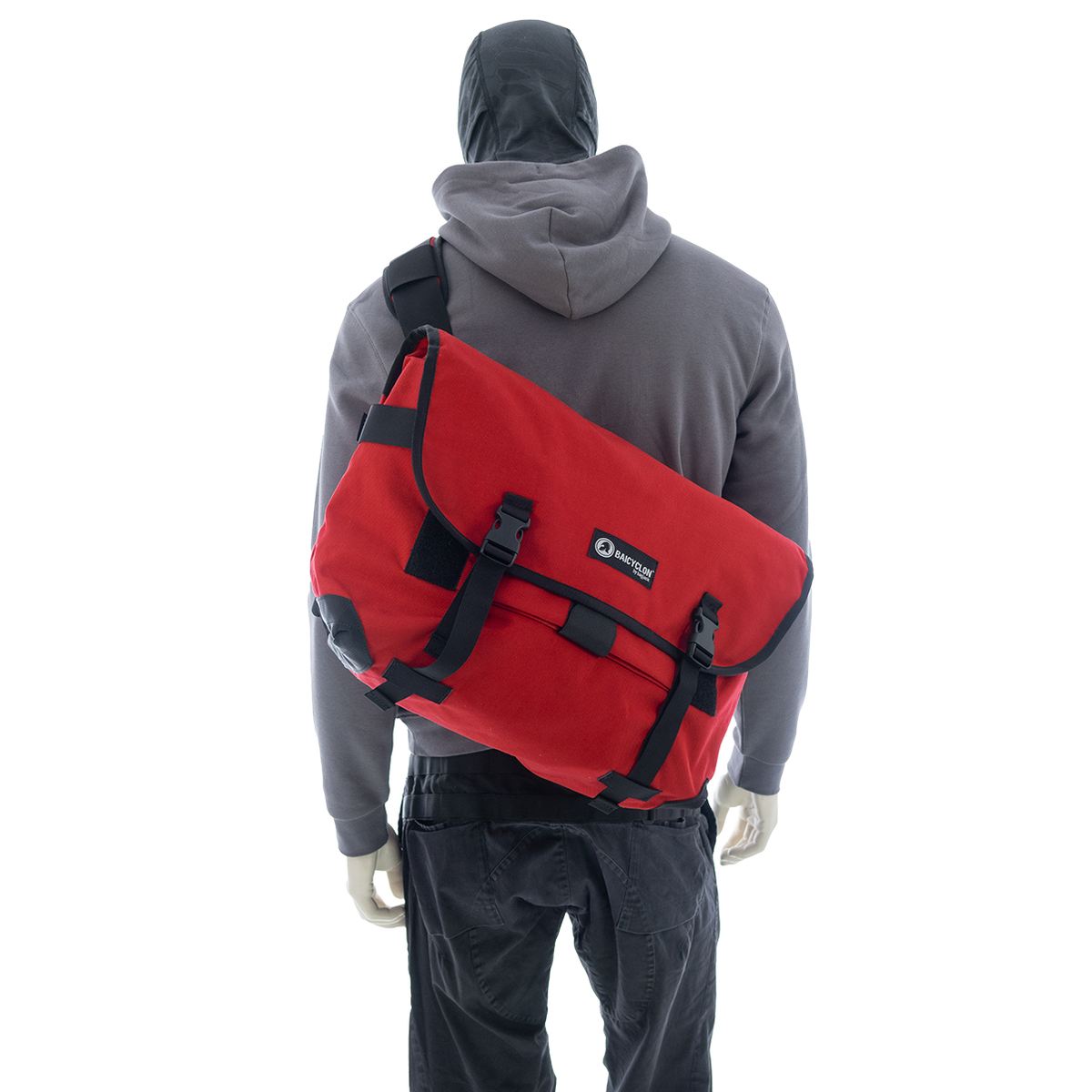 MESSENGER M - RED | BAGJACK | TECHNICAL SUPPORT BAGS - HANDMADE IN