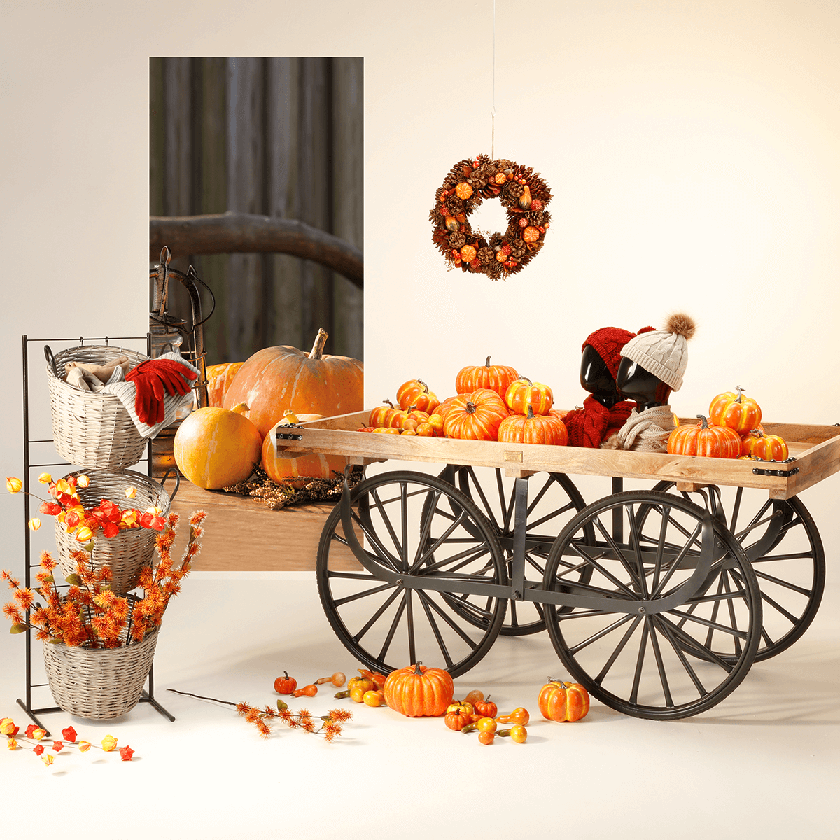 Calabaza decorativa Ø 15 cm - 8