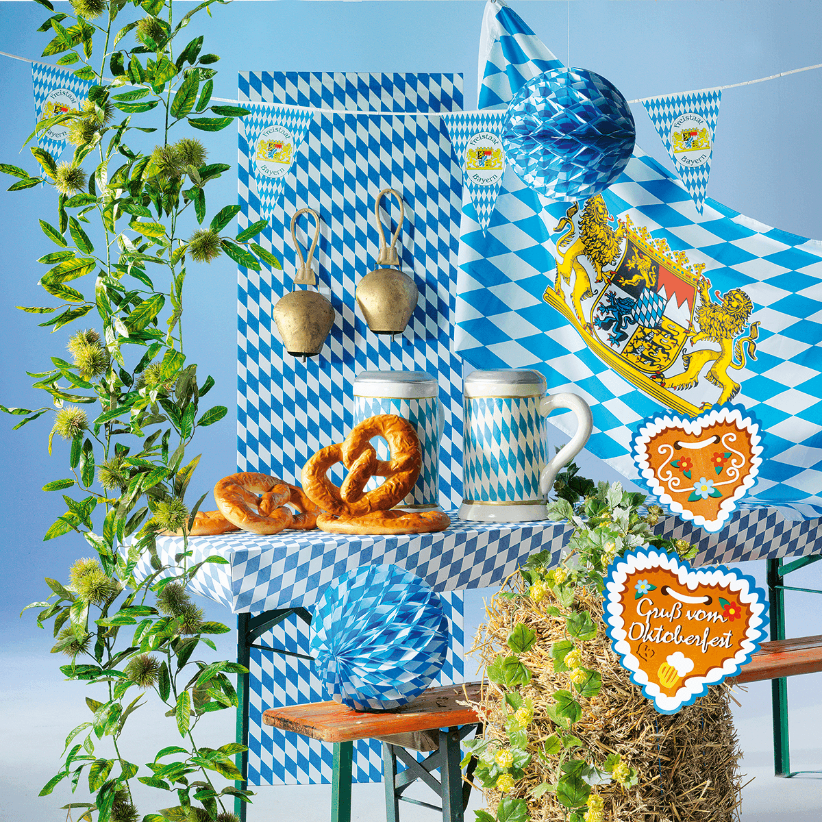 Oktoberfest decorative pretzel food replica  - 4
