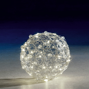 Bola de alambre con luz LED Ø 25 cm