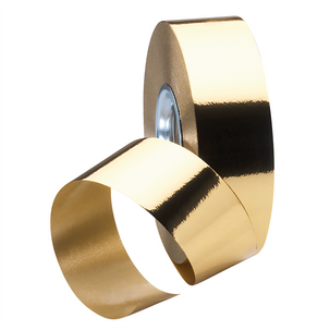 Ruban métallisé brillant, larg. 31 mm, or