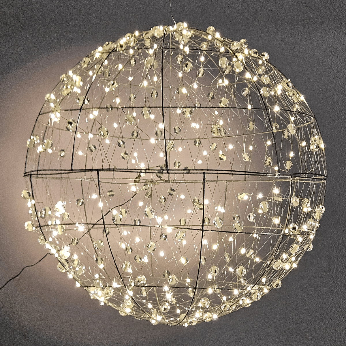 Bola de alambre con luz LED Ø 60 cm - 6