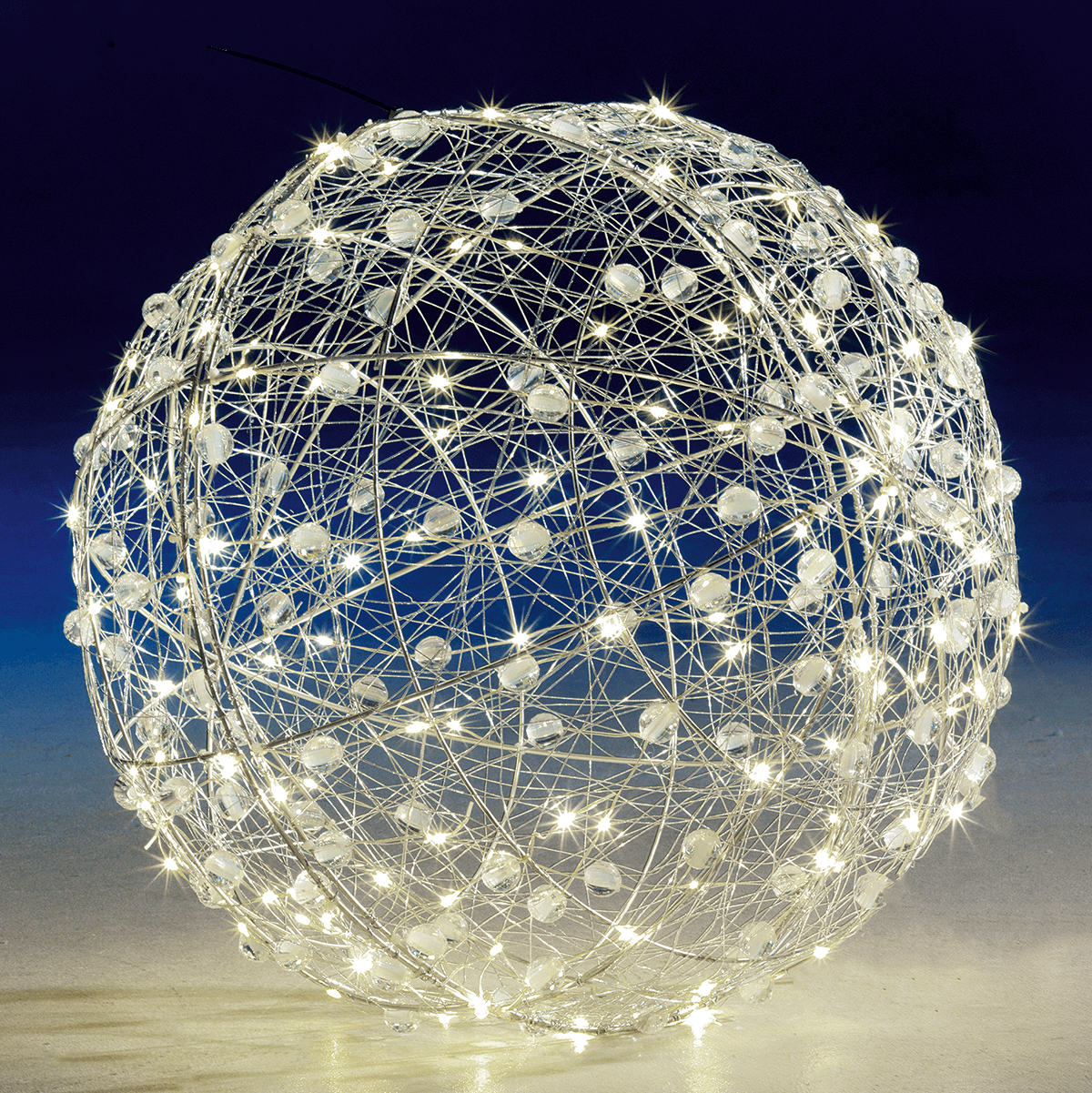 Bola de alambre con luz LED Ø 60 cm - 0