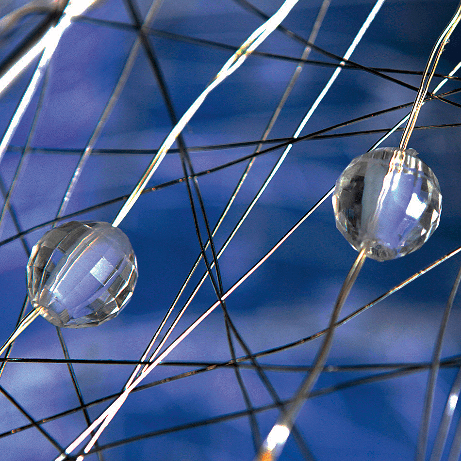 Bola de alambre con luz LED Ø 60 cm - 1