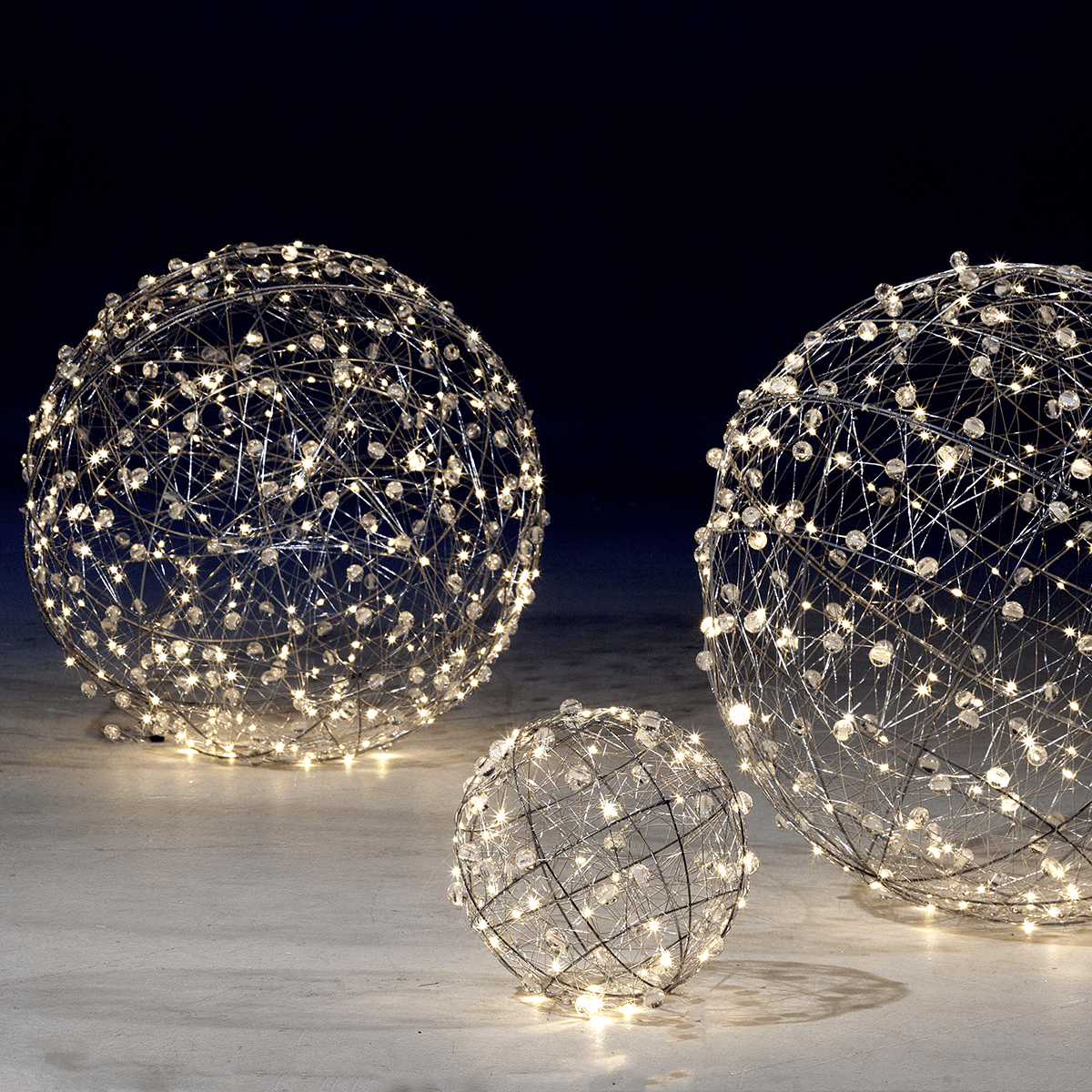 Bola de alambre con luz LED Ø 60 cm - 3