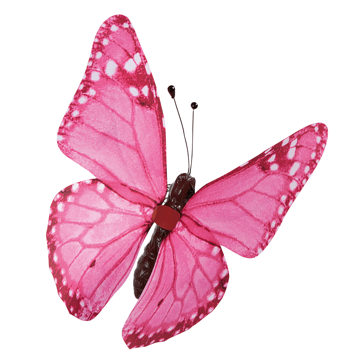 Mariposa decorativa rosada, 30 cm - 1