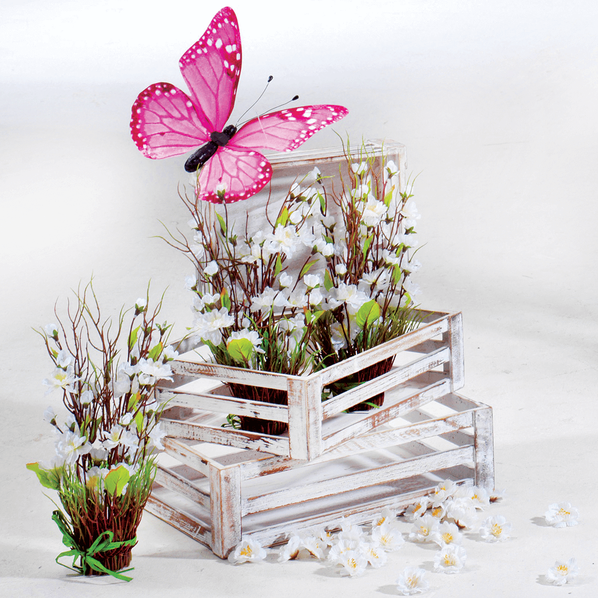 Papillon déco pink, 80 cm - 4