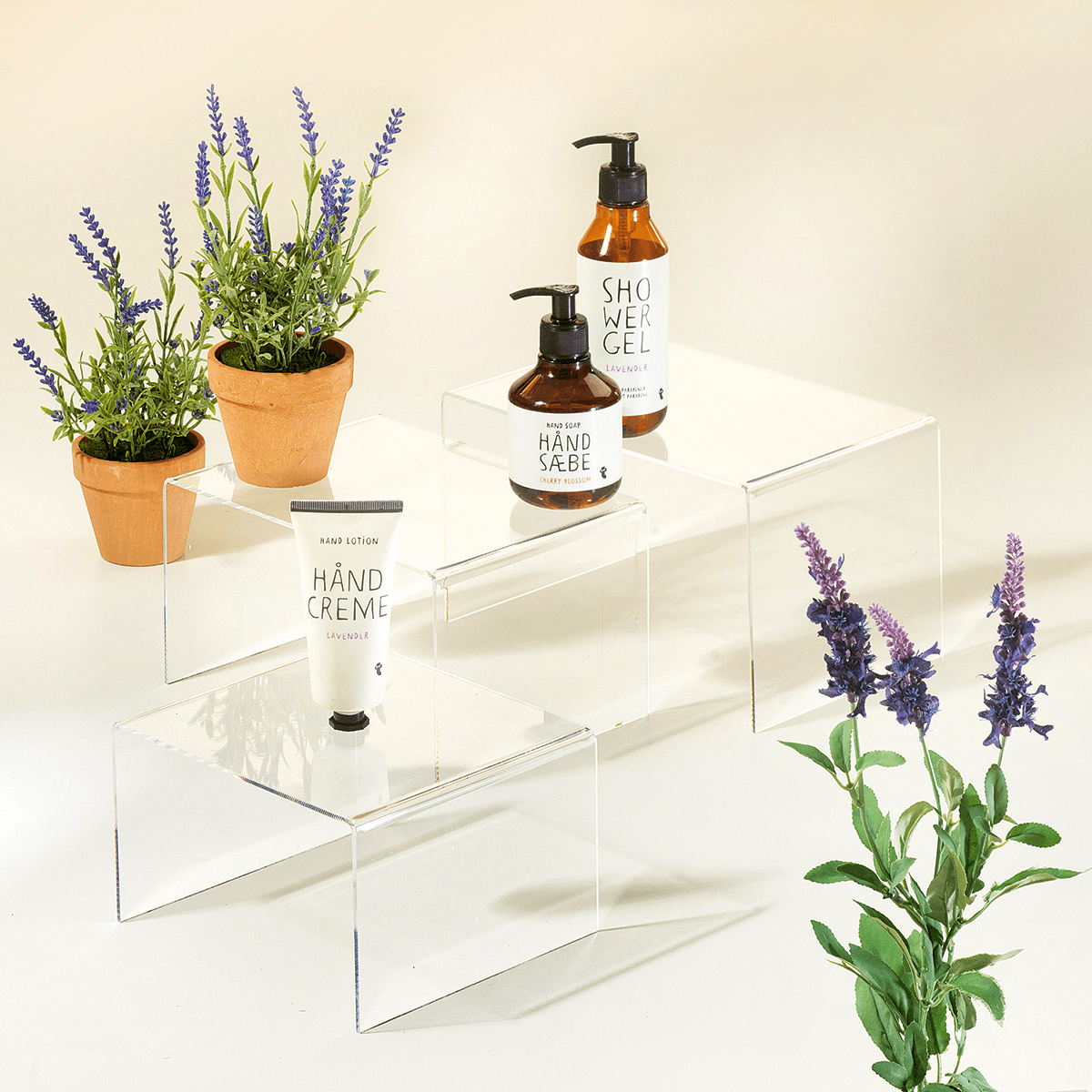Lavanda decorativa con maceta, 23 cm - 3