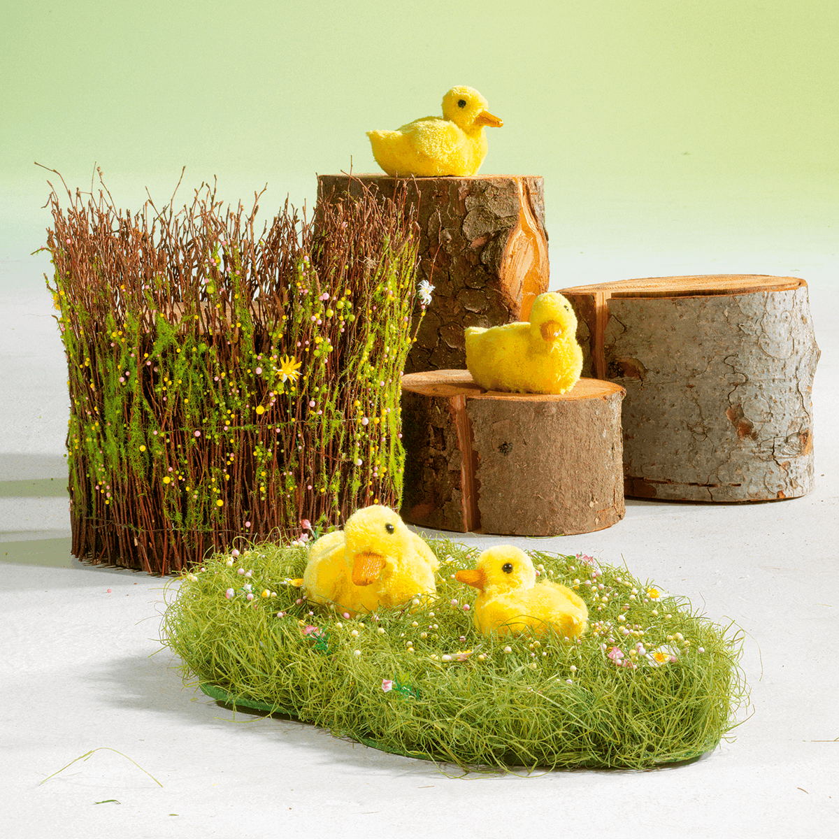 Deko-Holzstämme, Set à 3 Stück - 9