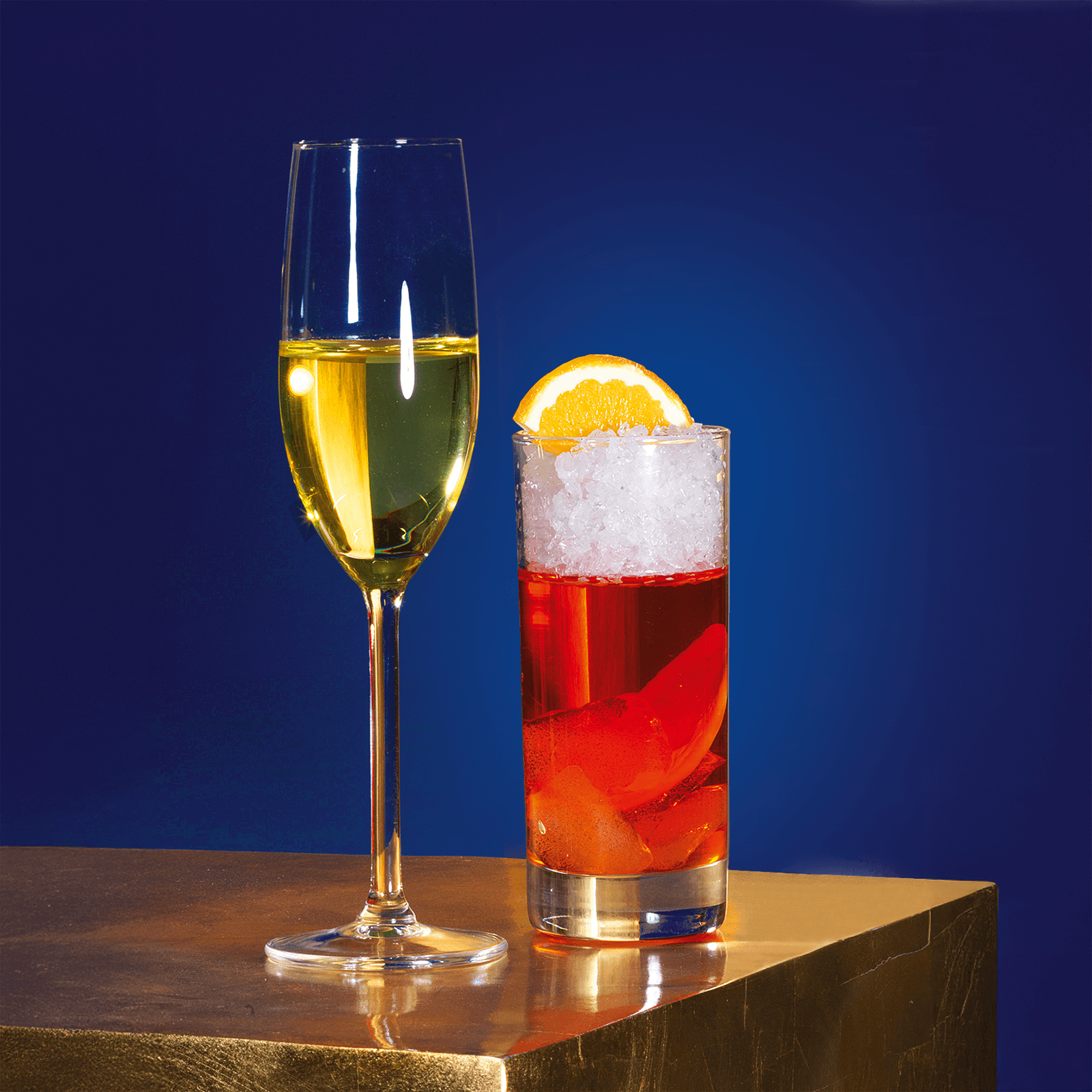 Sektglas Lebensmittel-Attrappe 24 cm - 9