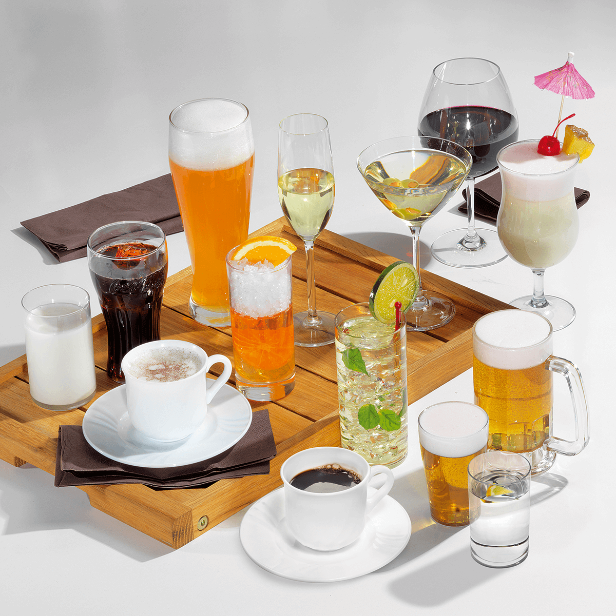 Cappuccino Lebensmittel-Attrappe 20 cm Ø - 8